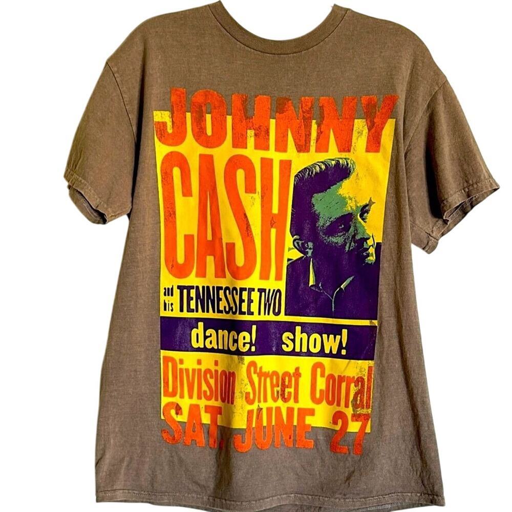 JOHNNY CASH and his Tennessee Two Tee Reprint Size XL New without Tag